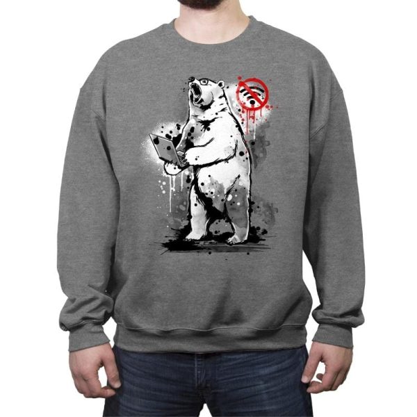 No Internet Connection - Crew Neck Sweatshirt Hot on Sale