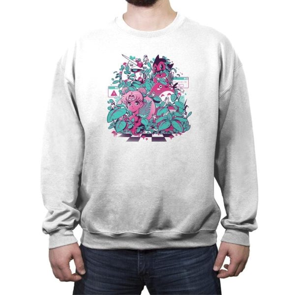 A N I M E W A V E - Crew Neck Sweatshirt Cheap