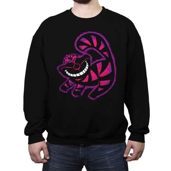 Cheshire King - Crew Neck Sweatshirt on Sale