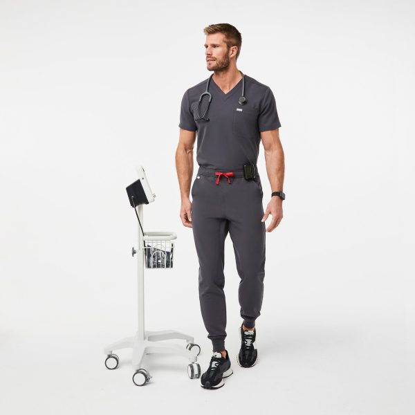 men s Charcoal Tansen™ - Tall Jogger Scrub Pants (3XL - 6XL) Online - Image 2