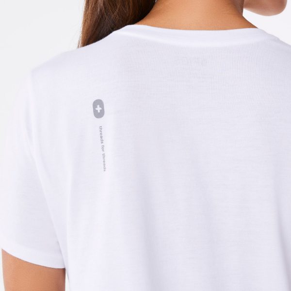 women s White Veterinarian Supersoft - Shortsleeve Underscrub Online - Image 5