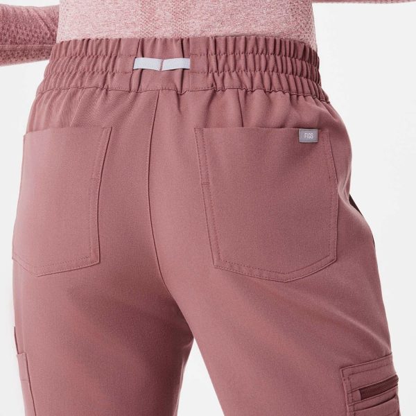 women s Mauve Uman Relaxed - Petite Jogger Scrub Pants Online Sale - Image 5